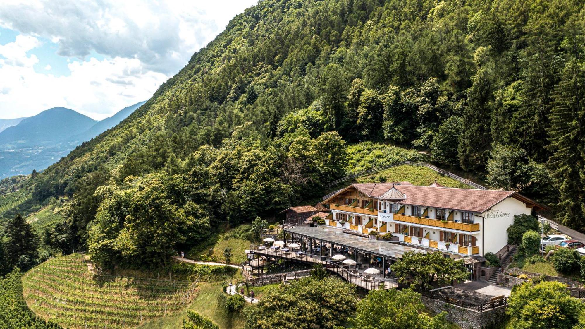 Hotel Gasthof Waldschenke Marling Exterior foto