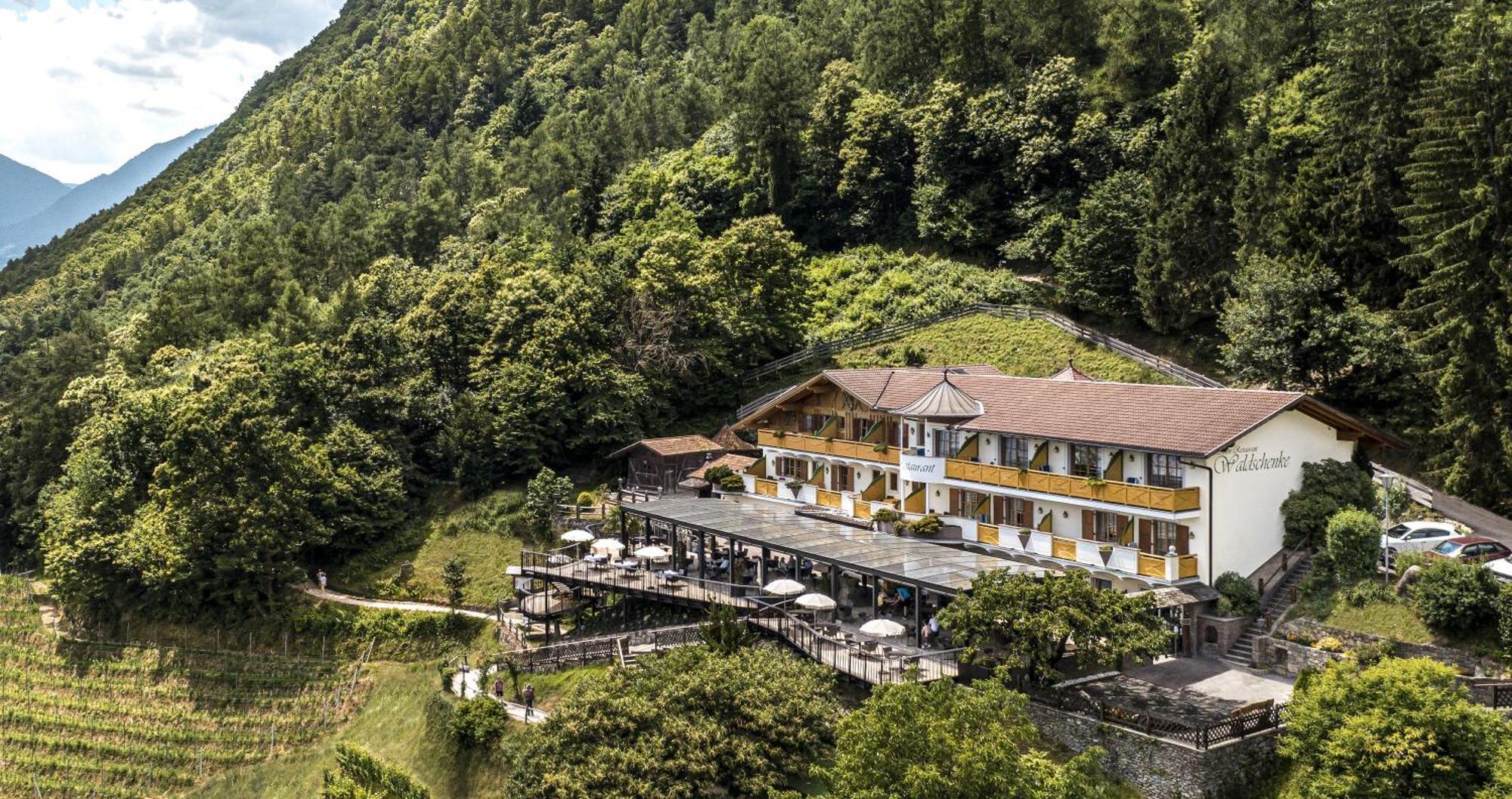 Hotel Gasthof Waldschenke Marling Exterior foto